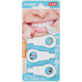 Cleardent Hiroei-sha Cleardent Teeth Peeling Sponge (Blue and Pink Not Selectable) 3 pc(s) (x 1)