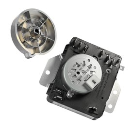 W11566735 W11685947 Dryer Timer & Knob Kit, Replacement Part 4981088 AP7215858 PS17216594 EAP17216594 FIX17216594 Robert Shaw 162-428-1 PD00083293, Compatible with Maytag MED4500MW0 YMED4500MW0