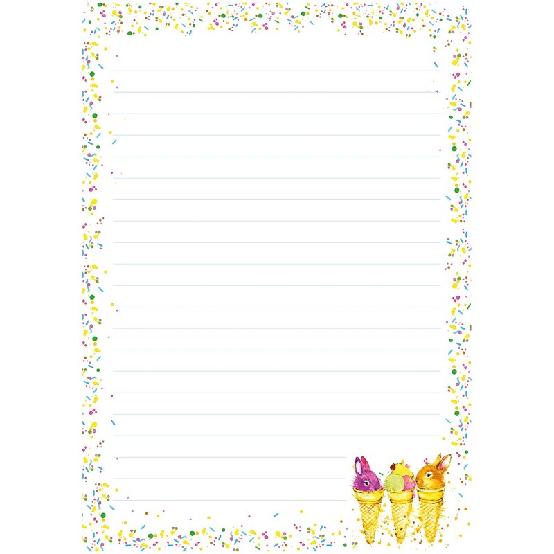 Writing Paper Set Letter Pad with Envelope for Girls Boys