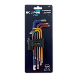 Eclipse Professional Tools EHK9PS 9 Piece Colour Coded Hex Key Set