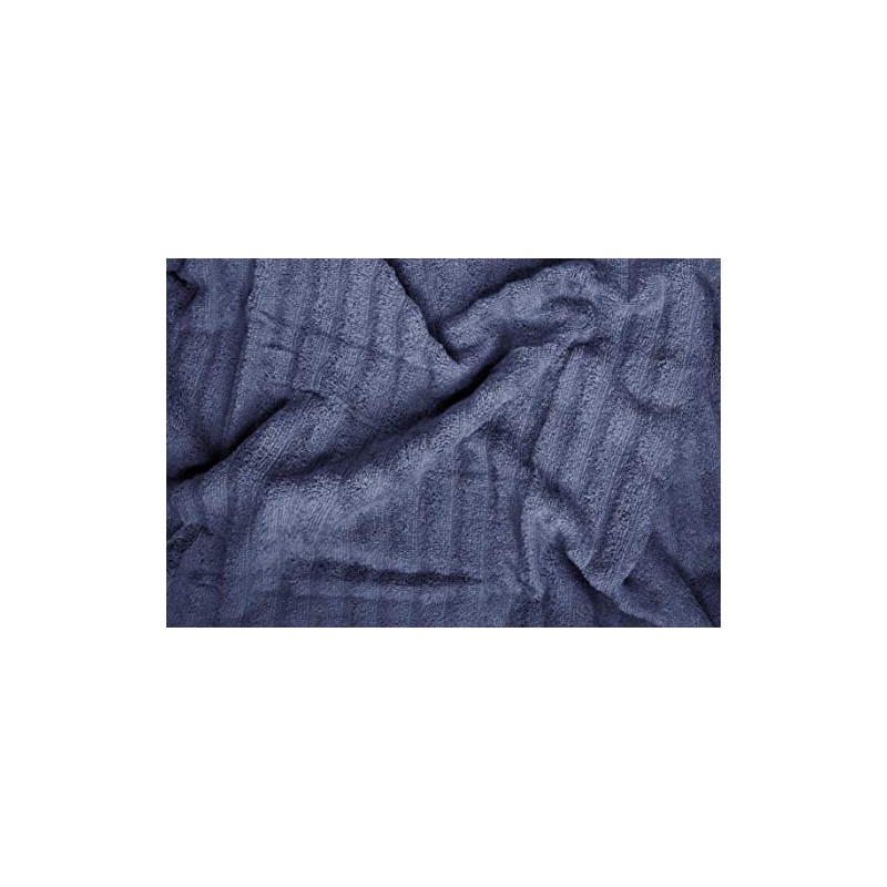 Sally Jacquard towel set 1+1, Cotton, DENIM BLUE, 50X96+40X56