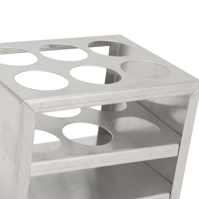 Denash Centrifuge Tube Rack, High Stability Metal Test Tube Rack