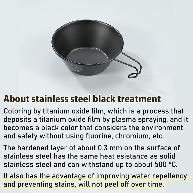 CAMPINGMOON 2pcs Set Stainless Steel Camping Sierra Cup 10oz, 310ml