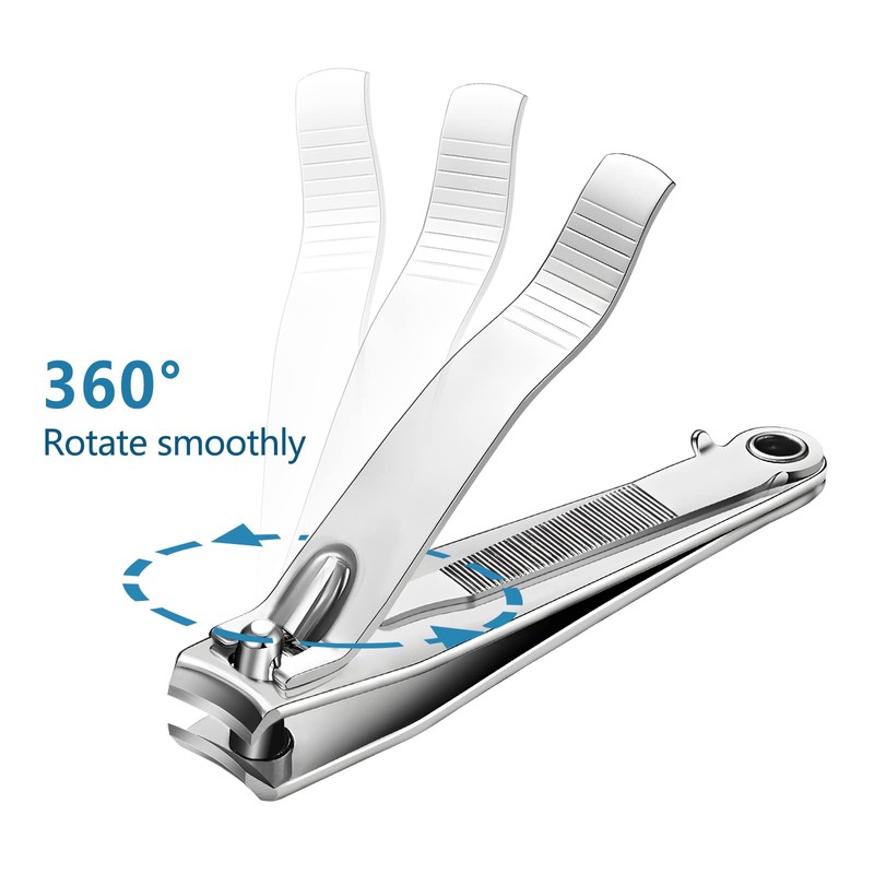 Nail Clippers Set - Professional Stainless-Steel Clippers for Thick Toenails
