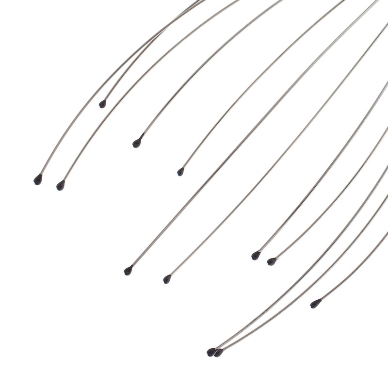 MP Pirol Head Massager with Lightweight Wooden Handle and 12