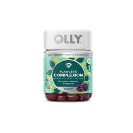 OLLY Flawless Complexion Gummy, Clear and Healthy Skin Support, Vitamins E, A,