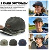 CLAPE Baseball Cap Short Peak Baseball Cap Men Women Flat