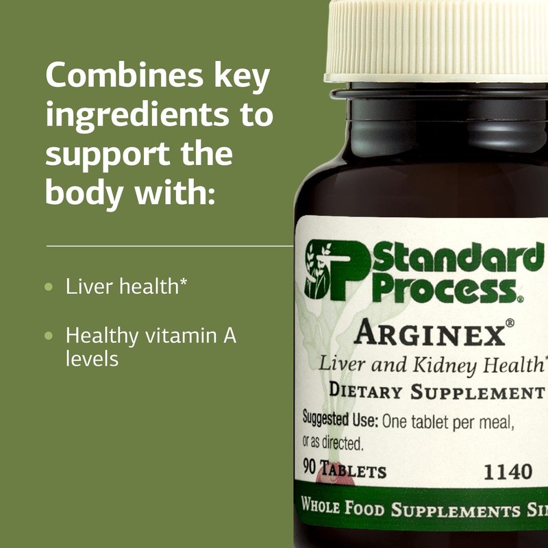 Standard Process Arginex - Liver & Kidney Health Supplement -