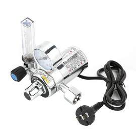 Stainless Steel Pressure Regulator, Energy Saving Welding CO2 Pressure Regulator, Electric Heating Welding Equipment for Gas Protection(220V)