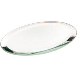 Plymor Oval 3mm Beveled Glass Mirror, 2 inch x 3 inch