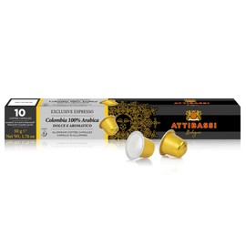 Attibassi Café Colombia en Cápsulas de Aluminio 50g