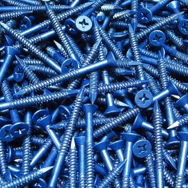 Platonix (100) 1/4" X 2-3/4" Phillips Flat Head Masonry Concrete Screw Tapcon Anchor