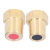 2pcs Battery Connector Revise M8 Brass Good Electrical Conductivity Pile