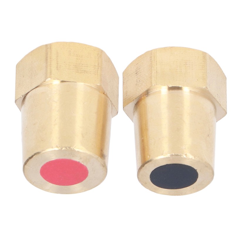 2pcs Battery Connector Revise M8 Brass Good Electrical Conductivity Pile