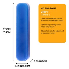 Archery Hot Melt Glue Stick, High Temperature Glue for Arrow and Bow for Wood, Aluminium, Carbon, Fiberglass, Arrows