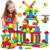 Bristle Blocks,Interlocking Building Blocks Construction Toys for 3 4 5