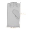 Healvian Pairs Uv Lamp Hand Covers Manicure Gloves Breathable Fingerless