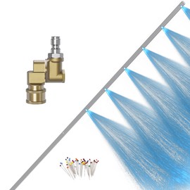 SITIMIMIL® Radiator Cleaning Wand for Cars & Trucks - Portable Radiator Cleaning Wand Stainless Steel 100cm（39inch） Heavy-Duty Pressure Washer Tool with 6 Jetter Nozzles, Flat Design 2000 PSI Max