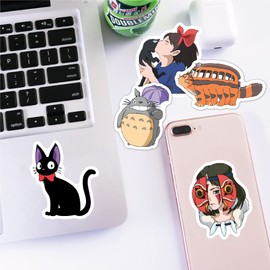 100 Pcs Cute Vinyl Anime Comic Cartoon Stickers Sticker Packs for Kindle Water Bottle Laptop Hard Hat Skateboard Trunk Suitcase GYLM