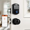 Probrico Smart Fingerprint Door Lock for Front Door,Electronic Keyless Entry