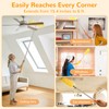 6 ft Long Handle Extendable Duster with 50 Refills for