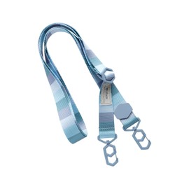 Hamy iFace Hang and Shoulder Strap (Flat Strap), multi border/blue