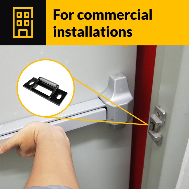 Brixwell ST-6312-DU Surface Roller Strike For International Rim Panic Hardware/Storefront