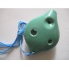Ceramic Ocarina Soprano C Cute apple green color - Easy