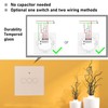 For Tuya Zigbee Light Switch 3‑Gang Remote Control Touch Switch