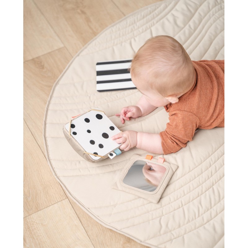 Done by Deer Baby Contrast Card Holder Deer Friends Sand