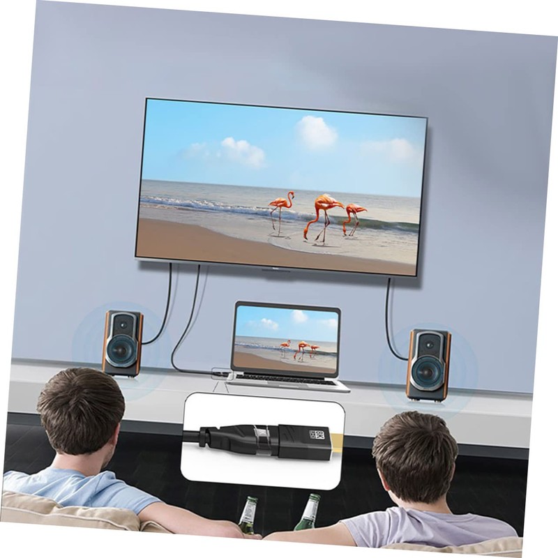 SHINEOFI Male to Female Adapter Tv Connector for Monitors Durable