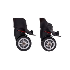 itdegno 2 x Universal Luggage Suitcase Replacement Wheel Wheel Swivel Wheels Travel Suitcase Swivel Wheels Trolley Replacement Wheels OD 49 mm