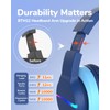 iClever BTH12 Kids Bluetooth Headphones,Colorful LED Lights Kids Headphones Wireless,74/85dBA
