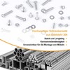 VIGRUE 400 Pieces M4 Screws Set, Stainless Steel 304 Screws