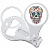 Sugar Skull Nail Clippers Plus Bottle Opener Keychain