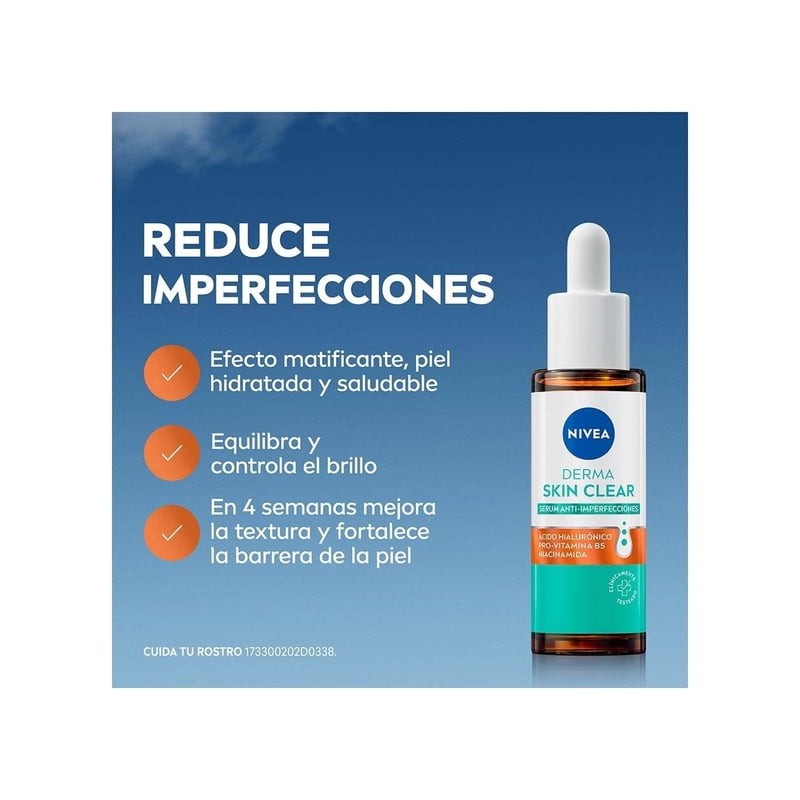 Serum Nivea Derma skin clear Anti-imperfecciones 30ml