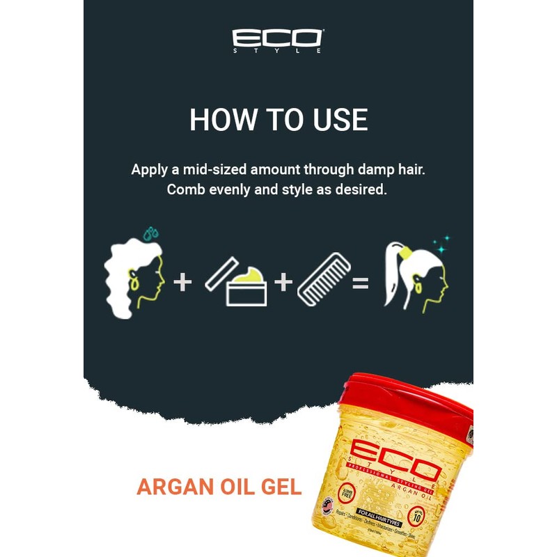 Eco Styler Styling Gel 473 ml Moroccan Argan Oil (Gele)