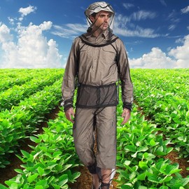 Fly Net Suit,Full Body Protection Fly Proof Suit - Breathable Mesh Clothing Soft Lightweight Pants for Camping Hiking Backpacking Outdoor Adventures