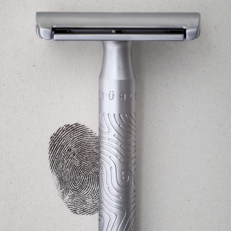 MÜHLE Companion Safety Razor - Unisex Safety Razor with Grey