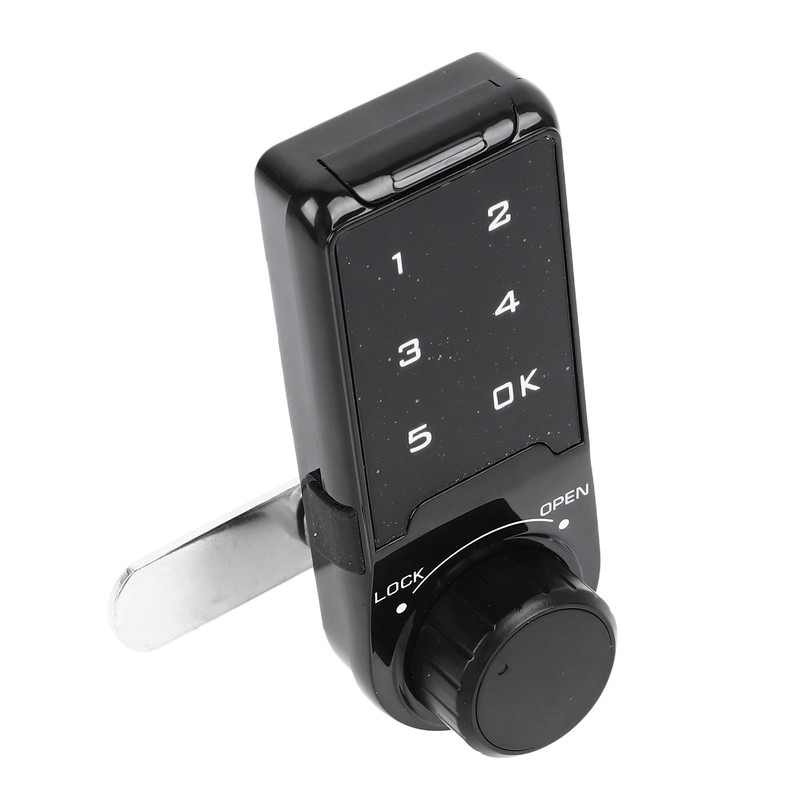 Touch Digital Password Keypad Cabinet Lock 20mm Black Electronic Anti