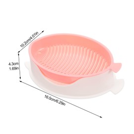 Totority 3 pcs Hydroponic Catnip Planting Tray Soilless Cat Grass Box for Indoor Cats Easy to Use and Clean Orange