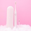 smile luv toothbrush + FREE mint toothpaste - color: Pink