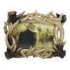 Ebros Gift Rustic Intertwined Stag Deer Antlers Picture Frame With