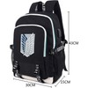 Roffatide Anime Backpack Printed College Bag Laptop Backpack with USB