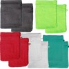 KH-Haushaltshandel Pack of 10 Terry Wash Mitts Approx. 16 x