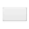 2'x3' Blank White Vinyl Banner - Grommets - 13oz - Milweb1