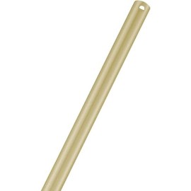 Accessory - Extension Stem-0.45 Inches Wide-12 Inch Down Rod Length-Satin Brass Finish