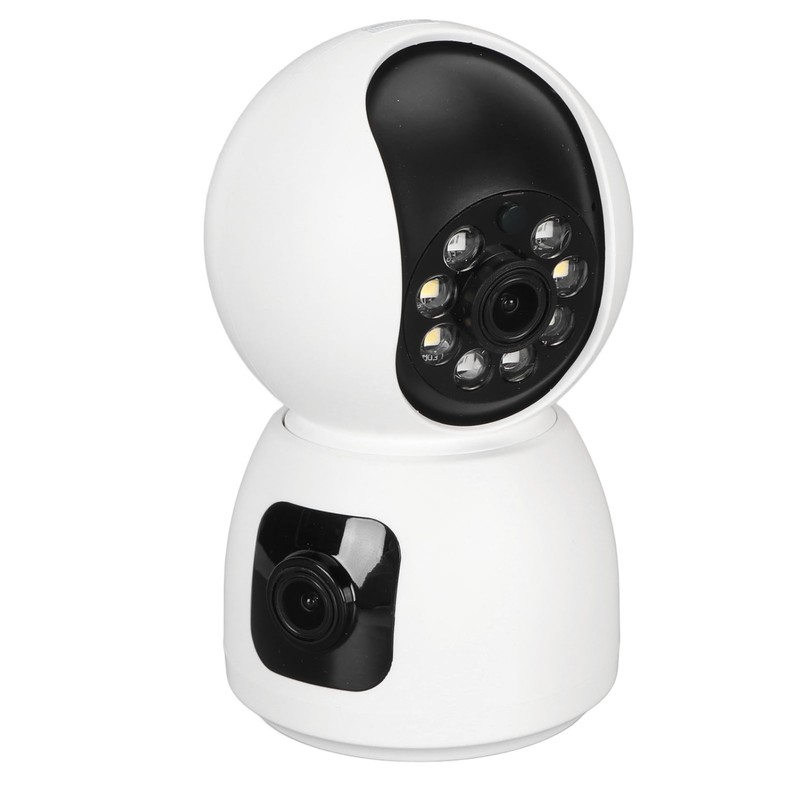 Indoor Camera Dual Lens 2K Full HD Night Vision Two