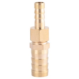 Oumefar Brass HoseBarb Connector Tail Reducing Push-On Connector - Lightweigh & & Easy to Install - Fitting 8mm-14/16/19/25mm Reducer Plug (8-16mm)