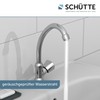 Schütte Carneo Cold Water Tap, Fitting, Bathroom Tap Only for